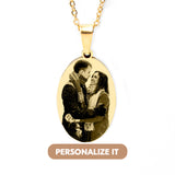 Printave⢠Personalized Oval Necklace