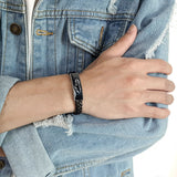 Printave™ Personalized Black Braided Bracelet