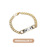 Printave™ Personalized Chunky Bar Bracelet
