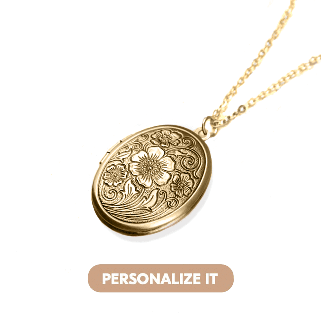 Printave™ Personalized Oval Locket