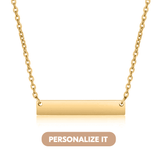 Printave™ Personalized Horizontal Bar Necklace