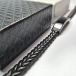 Blacklist: Braided Leather Bracelet - Printave: Print & Engrave Memories