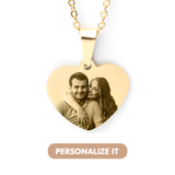 Printave™ Personalized Heart Necklace