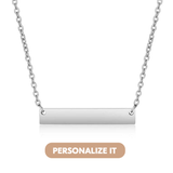 Printave™ Personalized Horizontal Bar Necklace