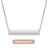 Printave™ Personalized Horizontal Bar Necklace