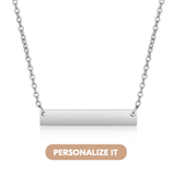 Printave™ Personalized Horizontal Bar Necklace