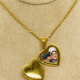 Printave™ Personalized Heart Locket Necklace