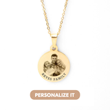Printave™ Personalized Round Necklace