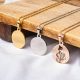 Printave™ Personalized Round Necklace