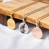 Printave™ Personalized Round Necklace