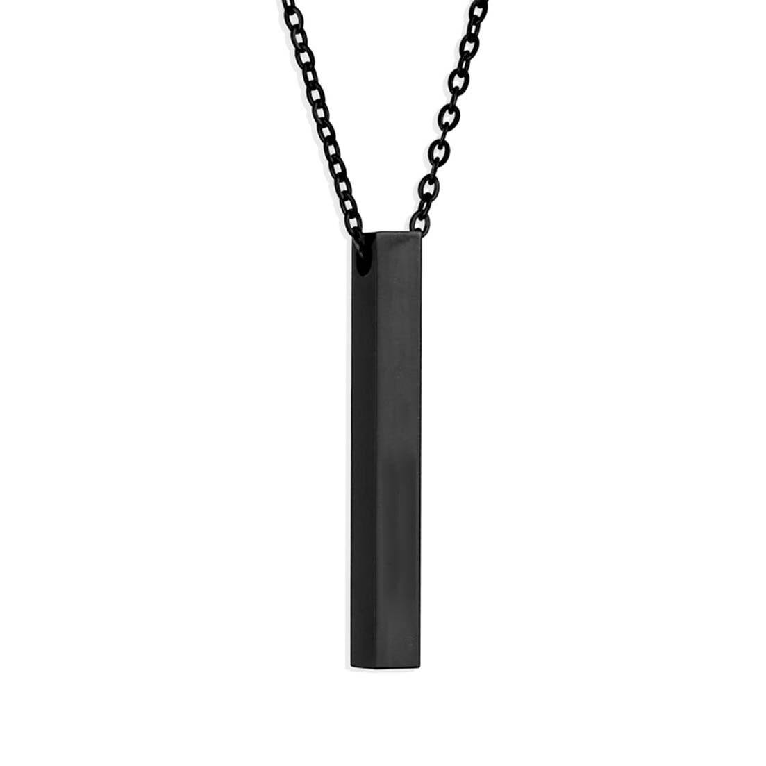 Blacklist: Bar Necklace - Printave: Print & Engrave Memories
