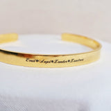 Printave™ Personalized Chic Bangle Bracelet