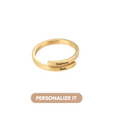 Printave™ Personalized 2 Layers Ring