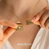 Printave™ Personalized Envelope Necklace